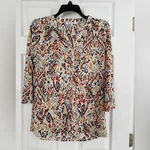 Emily Daniel’s Colorful Patterned Women's Blouse
